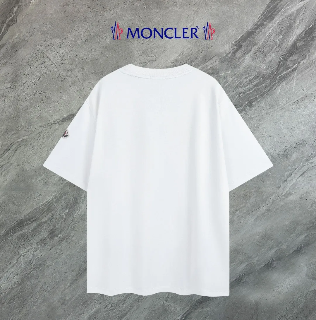 《Moncler~ 》2025New Arrival Quality T , Versatile Quality ！ ‼ 32 250G ‼ ， ， ， ， T 🤪 Sizes：S-M-L-XL-2XL ：Black，White， Same Style